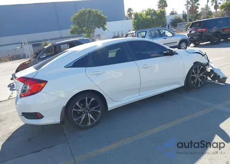 2021 Honda Civic Sport z USA, uszkodzony, nr VIN 2HGFC2F80MH540073